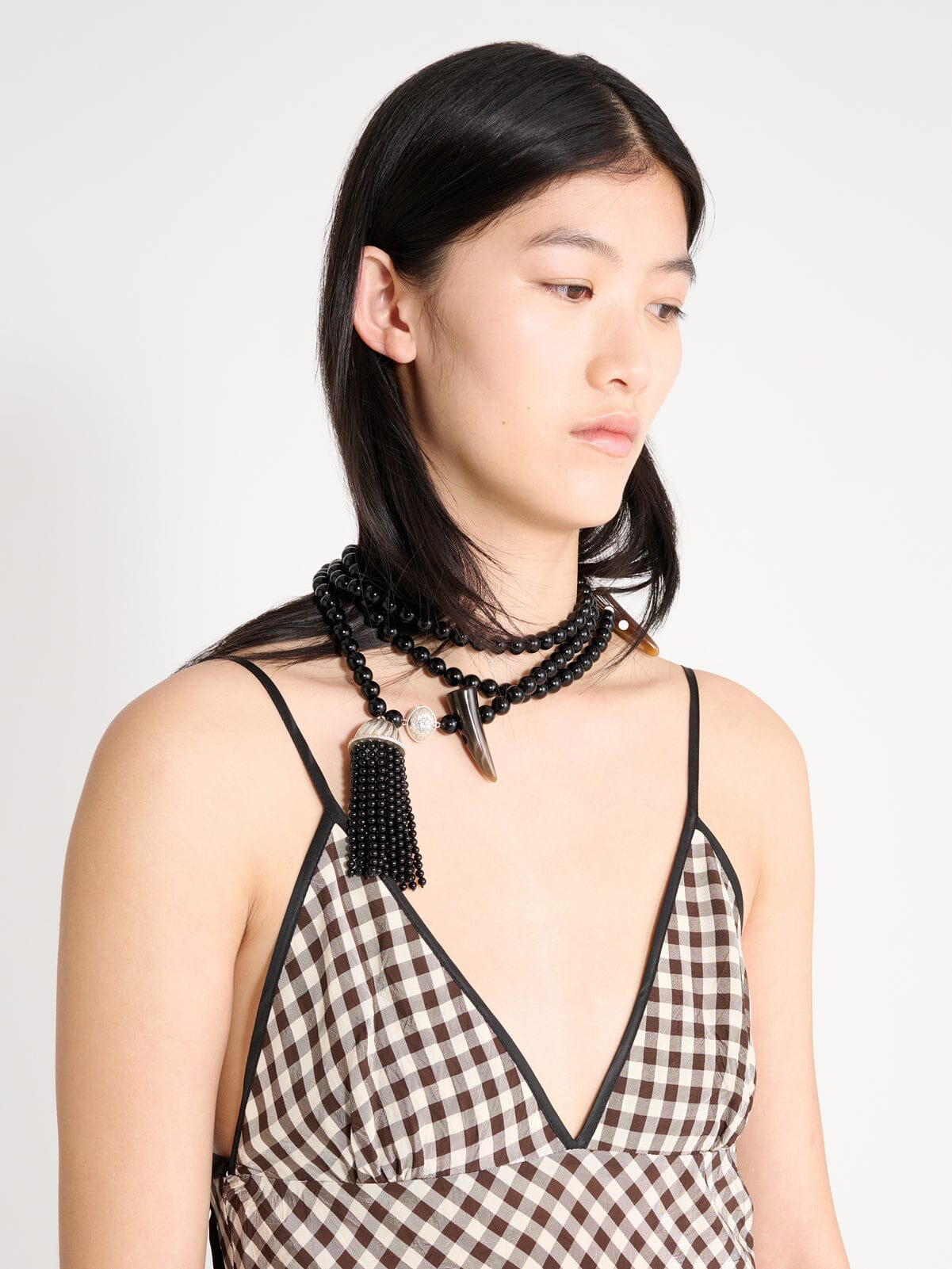 Nackiyé Jewelery Grande Kiraz Onyx Necklace