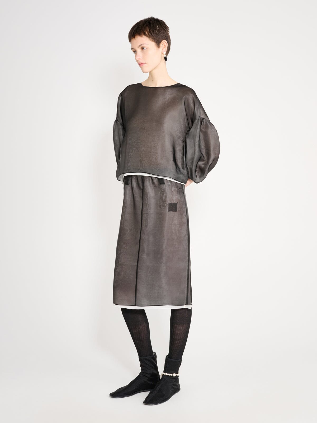 Nackiyé Tops Baby Love Organza Blouse