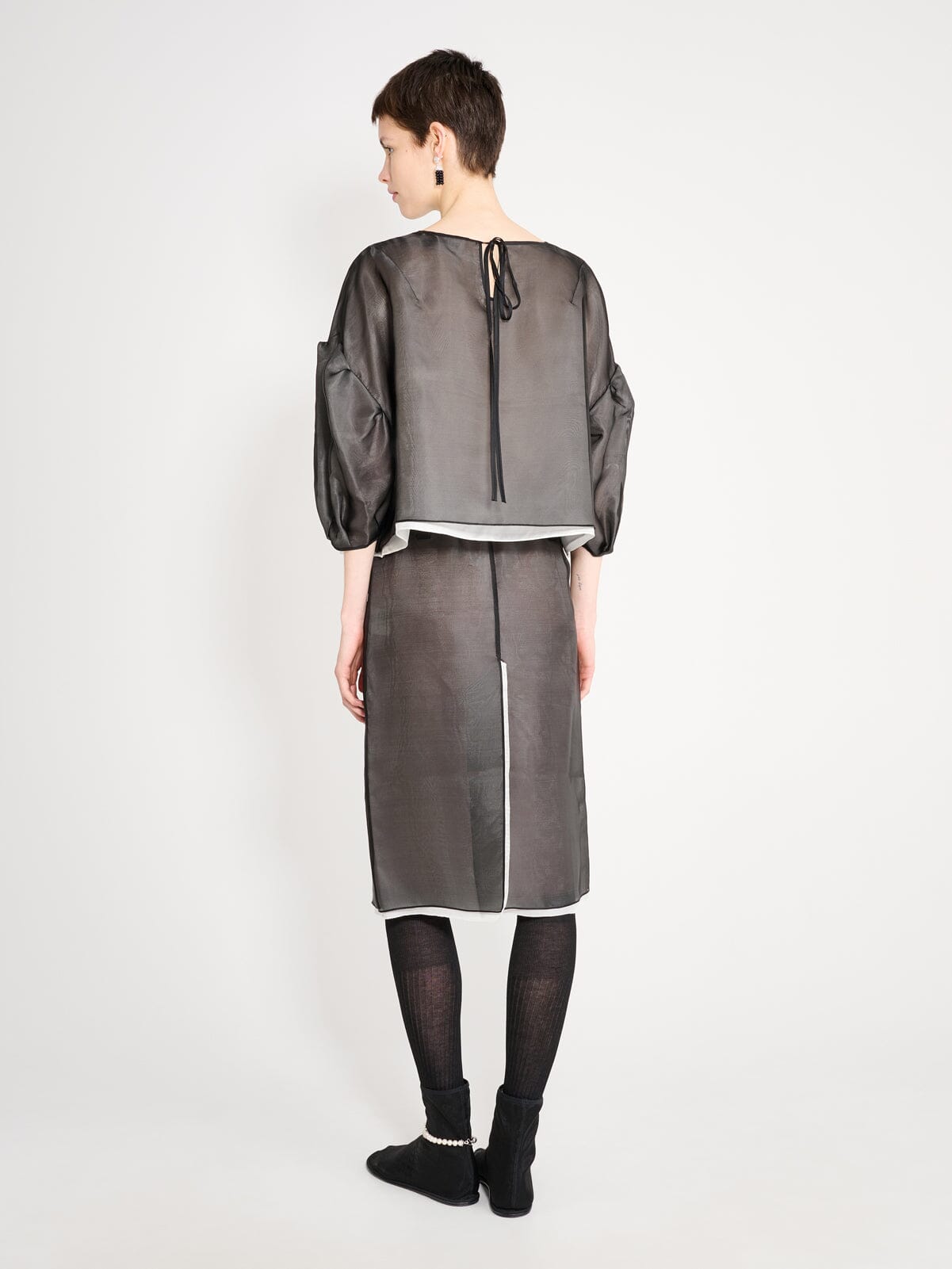 Nackiyé Bottoms Crayon Organza Skirt