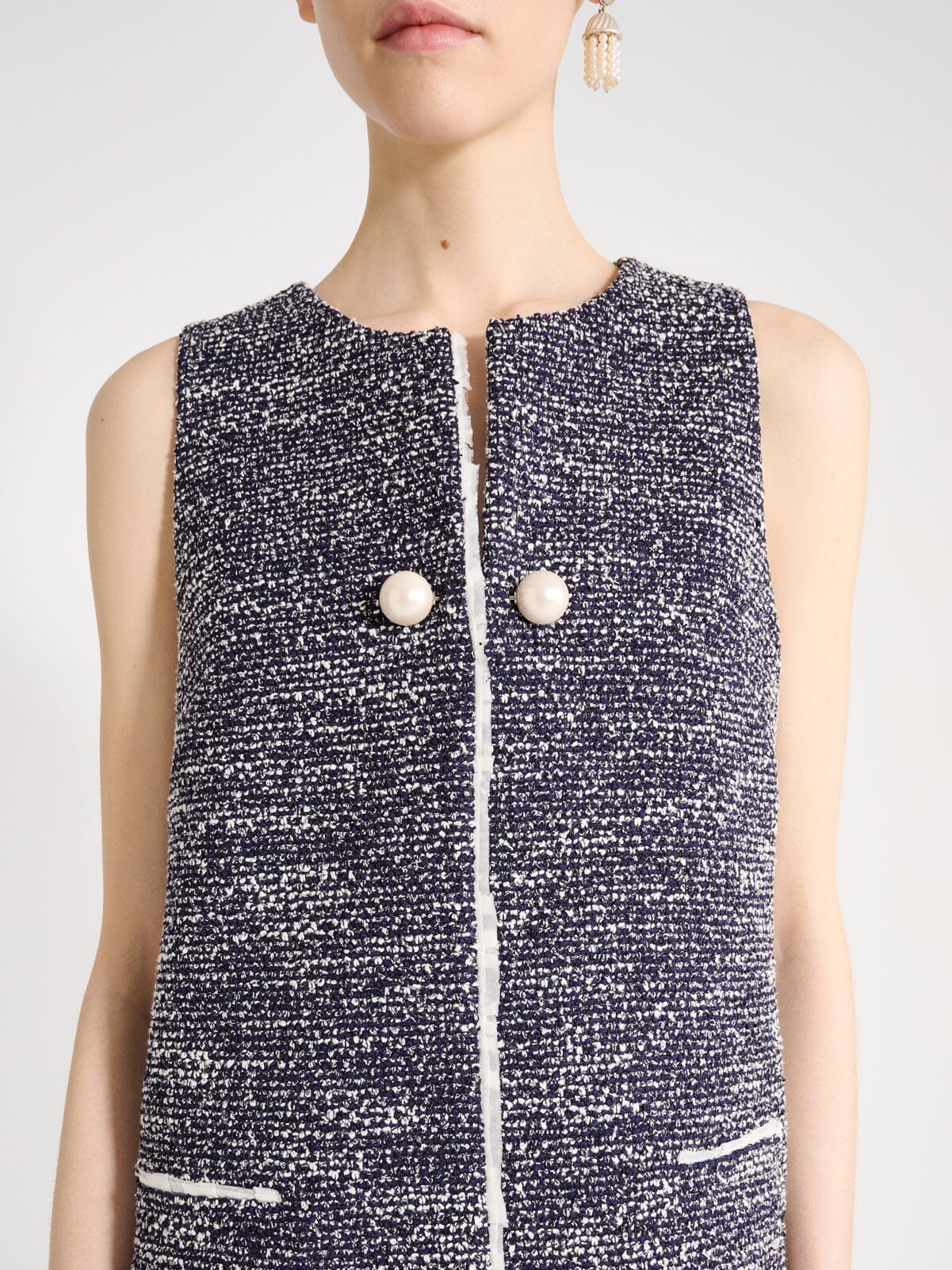 Nackiyé Dress Bonjour Tweed Mini Dress