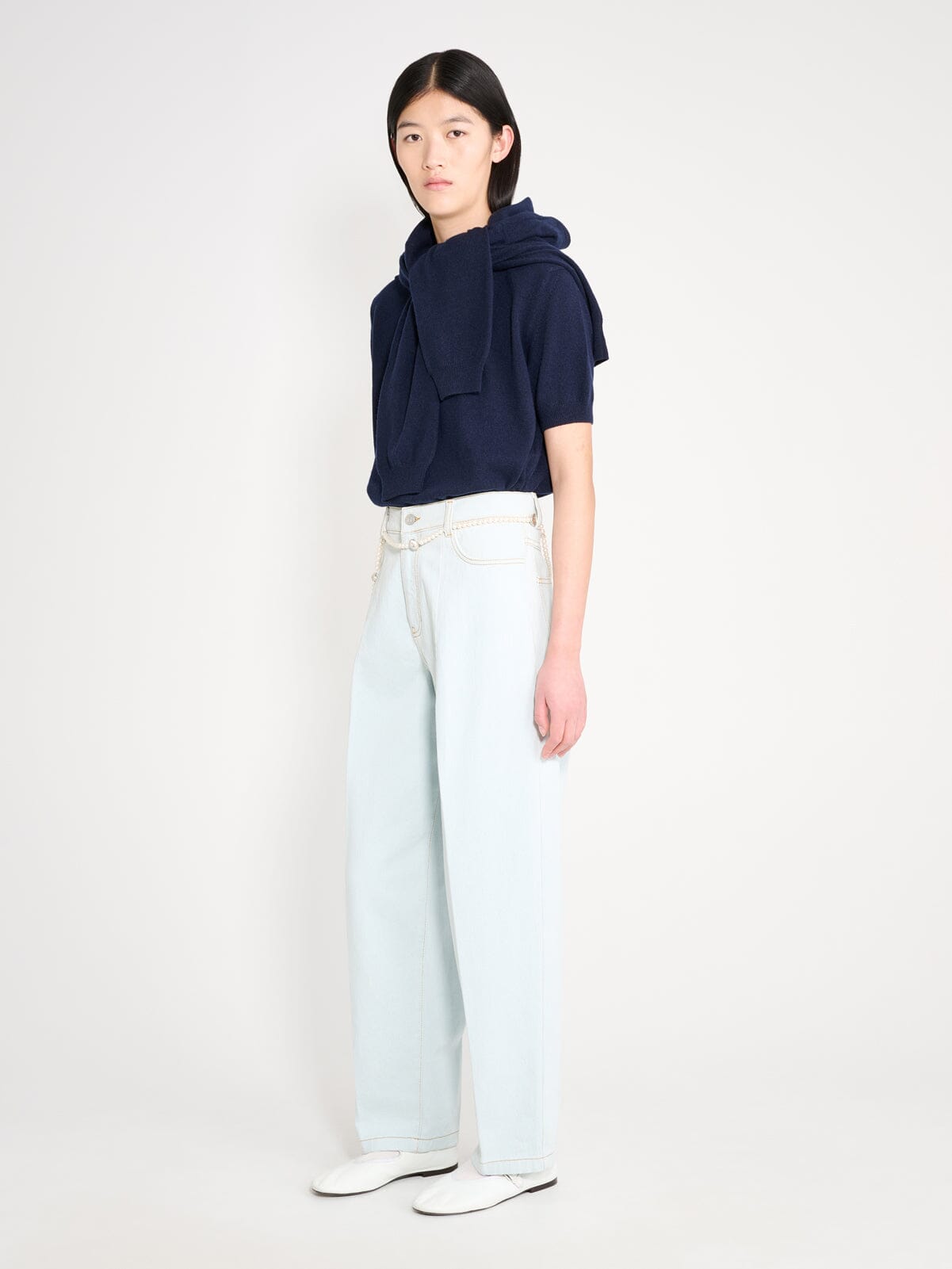 Nackiyé Bottoms Borrowed Denim Pants