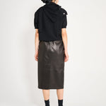 Nackiyé Dress Crayon Leather Skirt