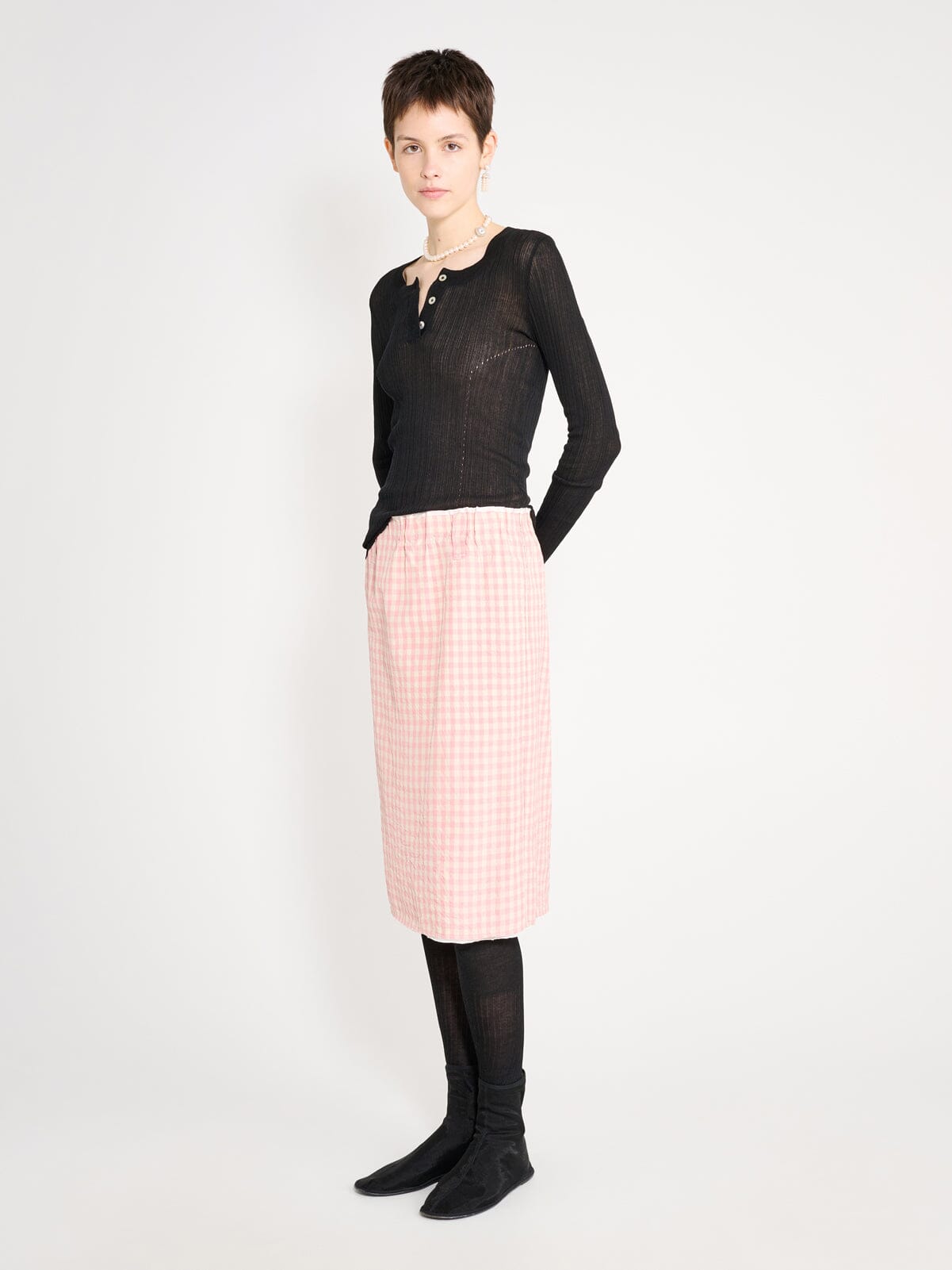 Nackiyé Bottoms Crayon Skirt