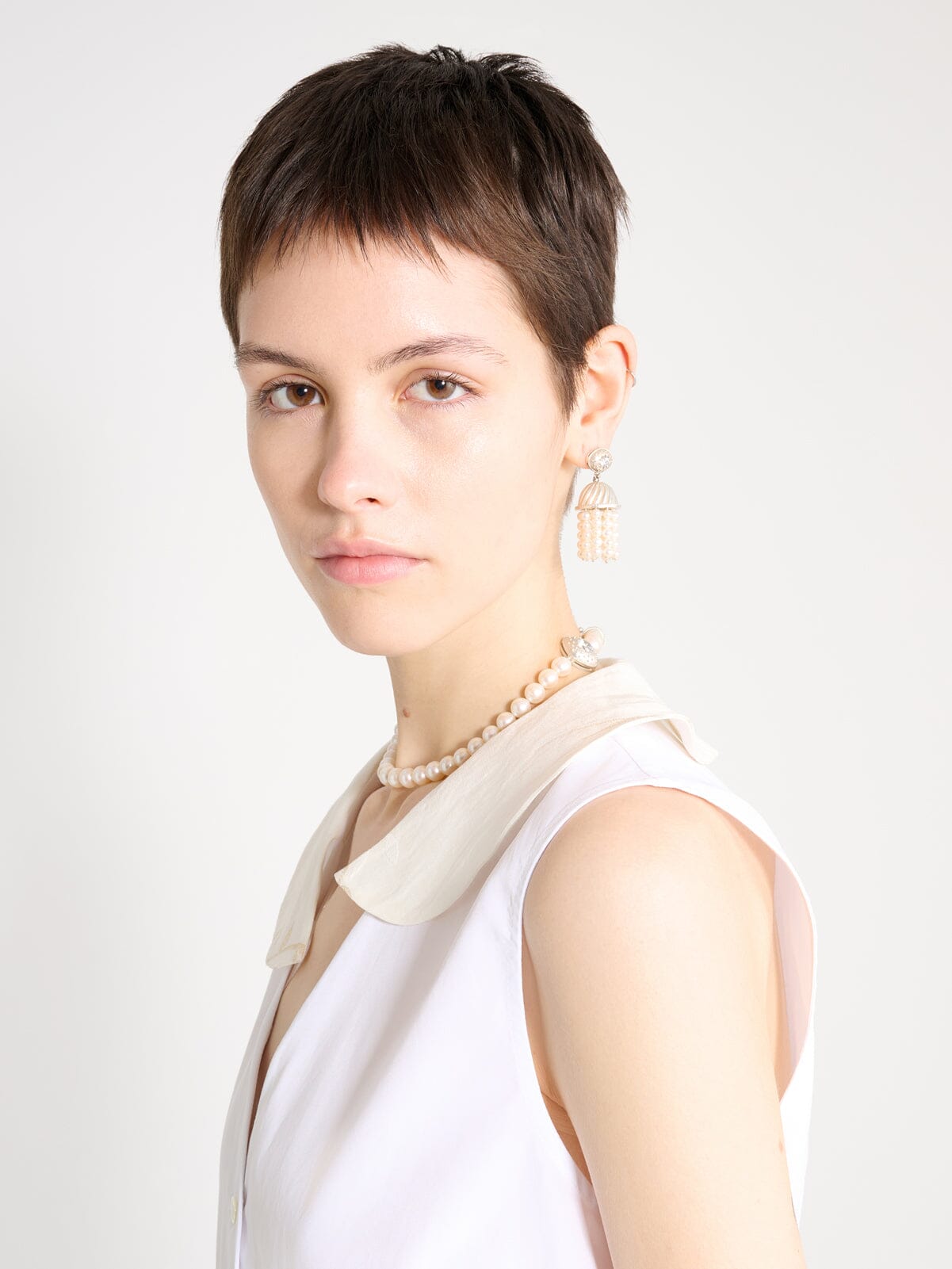 Nackiyé Jewelery Midi Nackiyé Pearl Earring