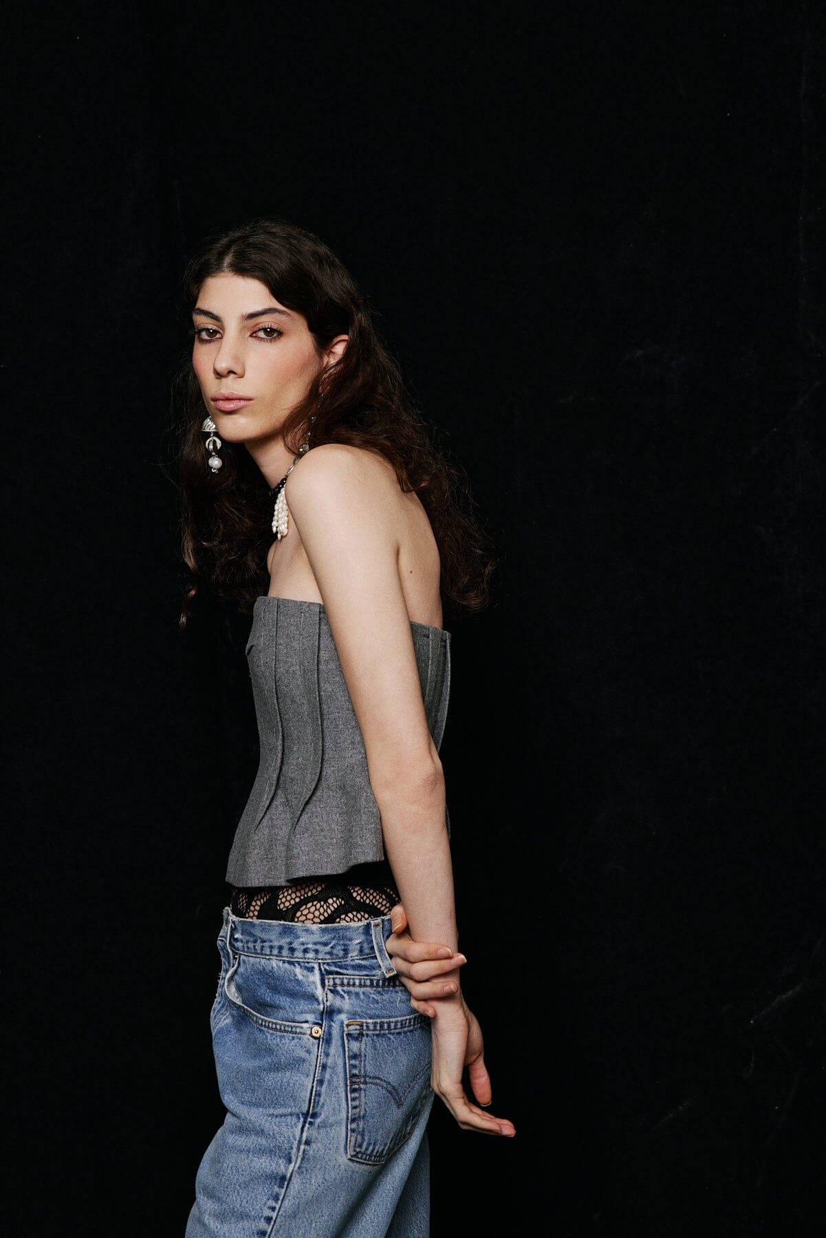 Nackiyé Tops Naked Skin Mini Top