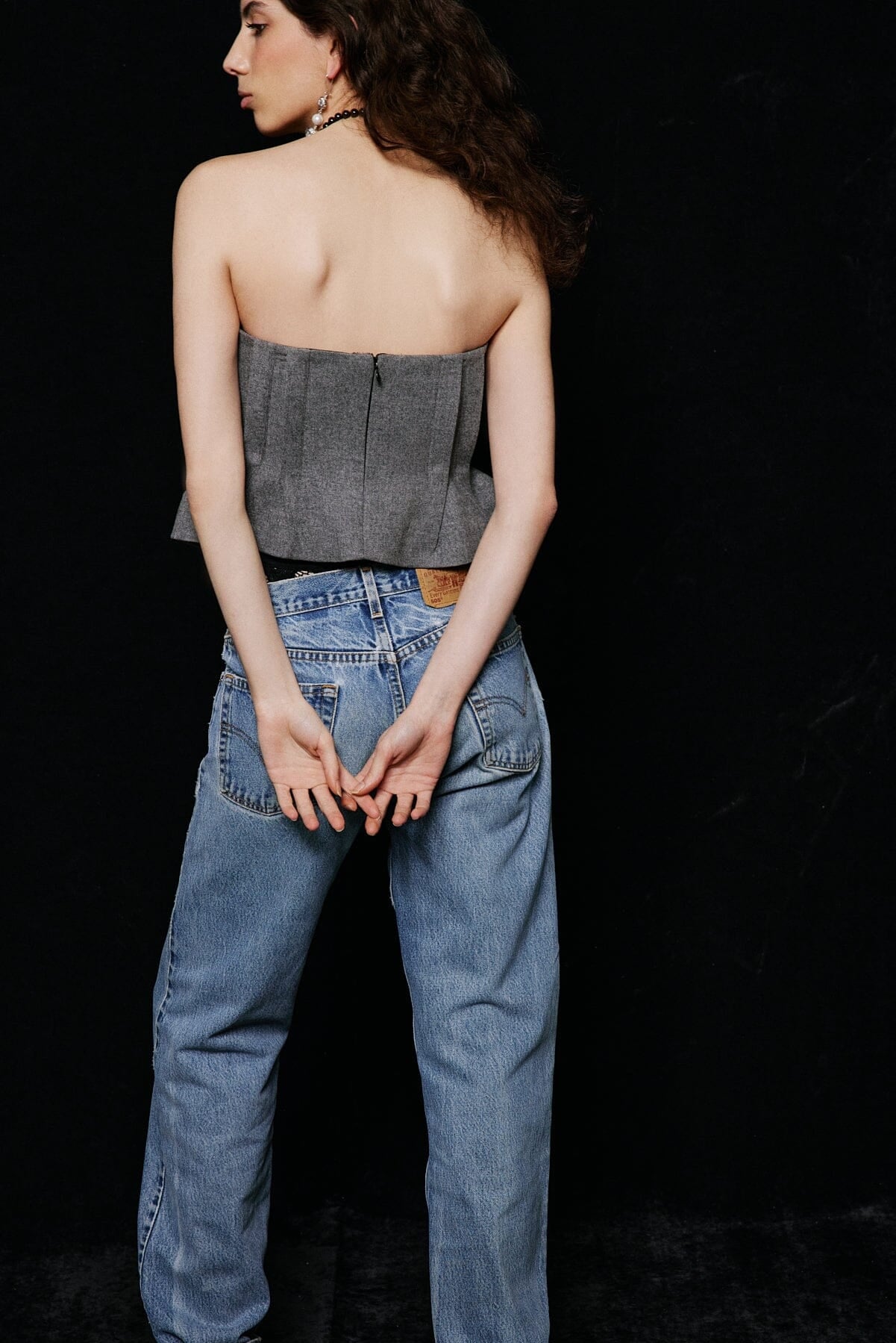 Nackiyé Tops Naked Skin Mini Top