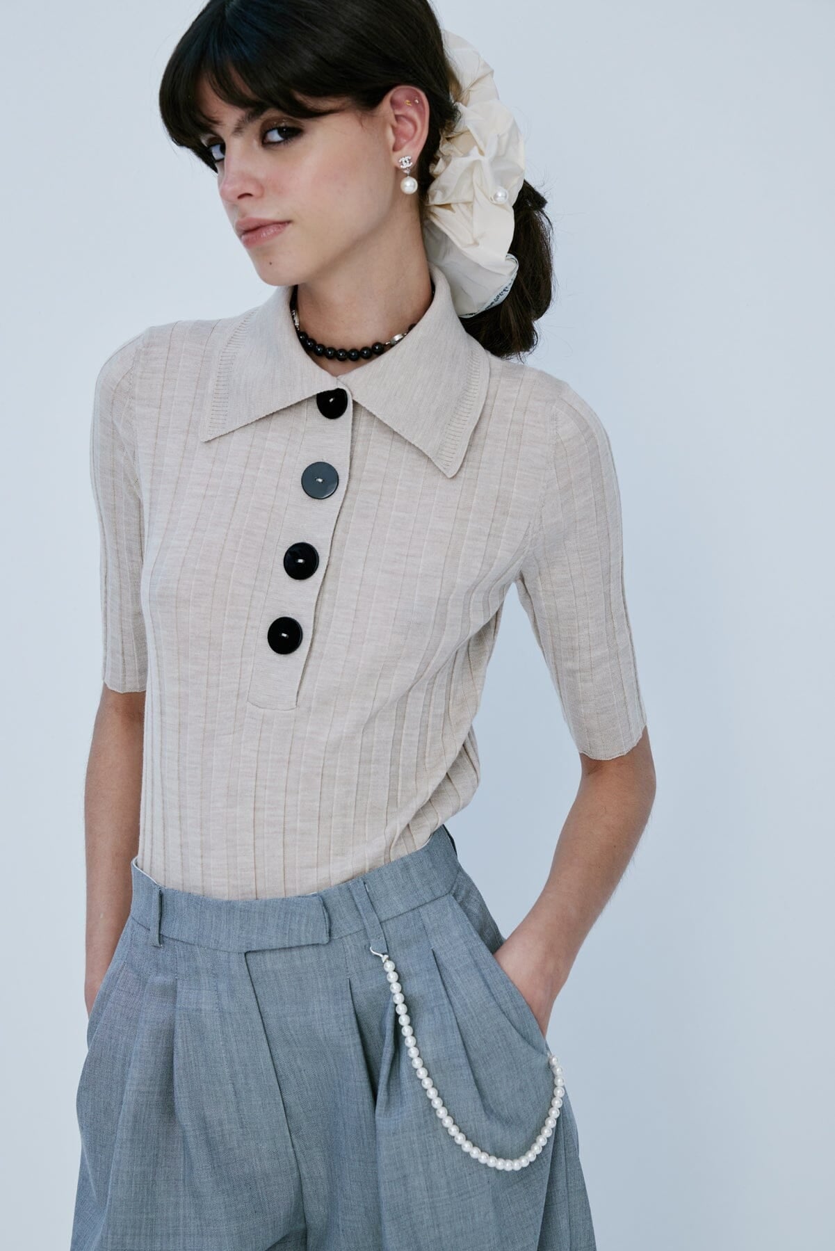 Nackiyé Sugarman Knit Polo