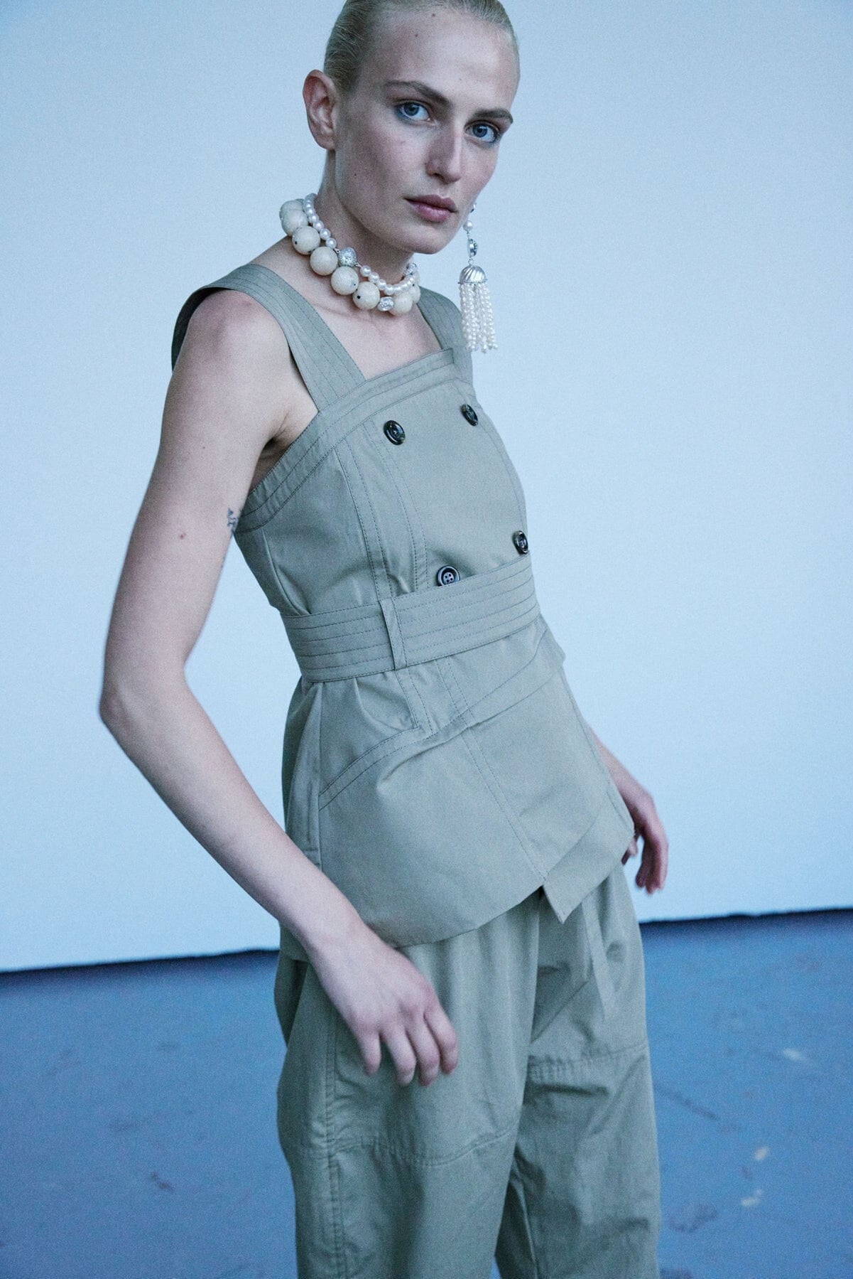 Nackiyé Cairo Double Breast Top