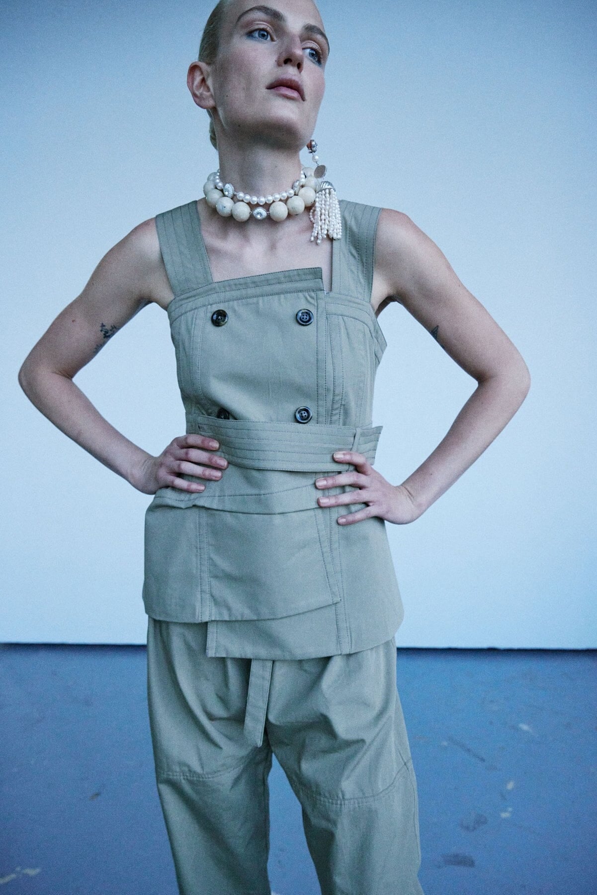 Nackiyé Cairo Double Breast Top