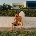 Nackiyé Towels A Tight Ship (Standard) Beach Towel in Caramel/Coffee