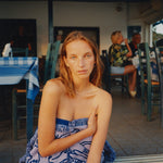 Nackiyé Towels Fête (Large) Yacht Towel in Lavender/Sea