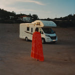 Nackiyé Towels Fête (Large) Yacht Towel in Candy/Orange