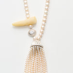 Nackiyé Jewelery Long Pearl Necklace