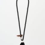 Nackiyé Jewelery Long Onyx Necklace
