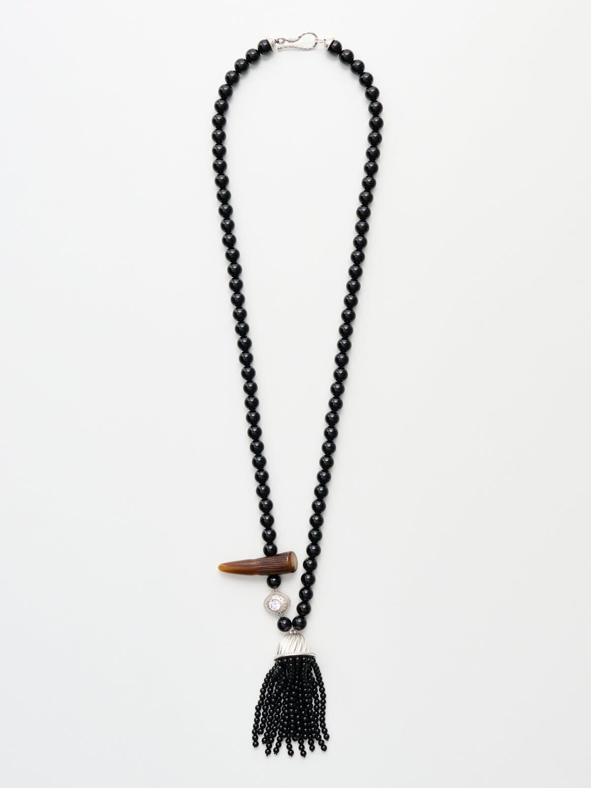 Nackiyé Jewelery Long Onyx Necklace