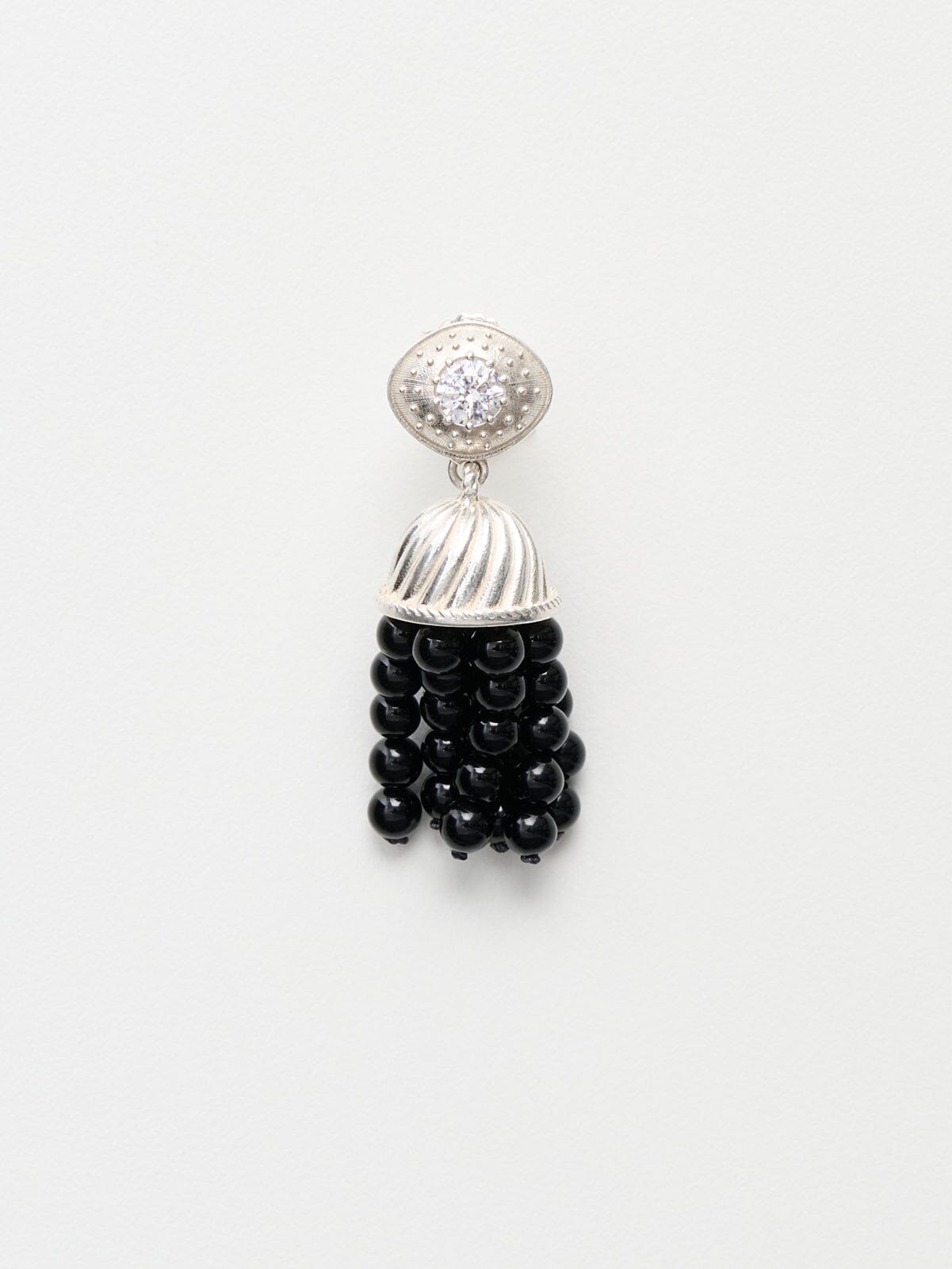Nackiyé Jewelery Extra Mini Onyx Earring
