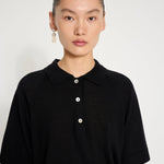 Nackiyé Knit Polo Knit Top