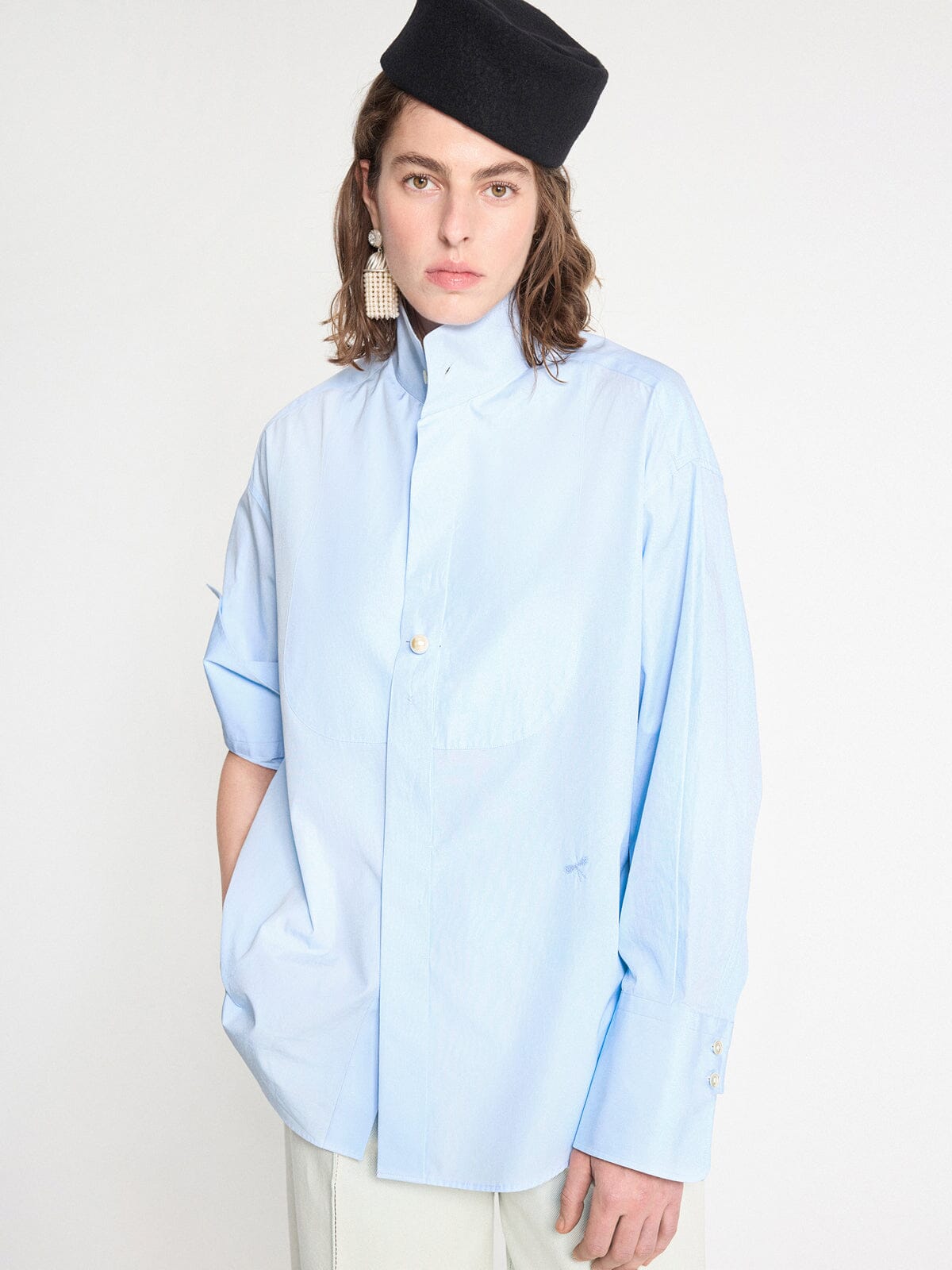 Nackiyé TOPS Tux Pearl Shirt