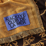 Nackiyé Towels Feté Yacht Towel in Caramel/Coffee