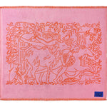 Nackiyé Towels Fête (Large) Yacht Towel in Candy/Orange