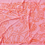 Nackiyé Towels Fete Yacht Towel in Candy/Orange