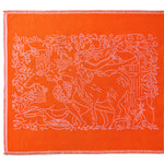 Nackiyé Towels Fête (Large) Yacht Towel in Candy/Orange