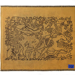 Nackiyé Towels Fête (Large) Yacht Towel in Caramel/Coffee