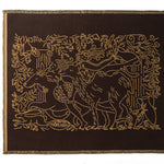 Nackiyé Towels Fête (Large) Yacht Towel in Caramel/Coffee