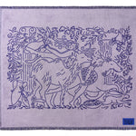 Nackiyé Towels Fête (Large) Yacht Towel in Lavender/Sea