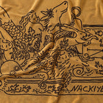 Nackiyé Towels A Tight Ship Beach Towel in Caramel/Coffee