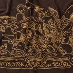 Nackiyé Towels A Tight Ship Beach Towel in Caramel/Coffee