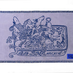 Nackiyé Towels A Tight Ship (Standard) Beach Towel in Lavender/Sea