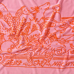 Nackiyé Towels A Tight Ship Beach Towel in Candy/Orange