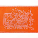 Nackiyé Towels A Tight Ship (Standard) Beach Towel in Candy/Orange