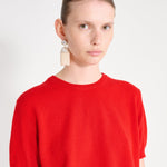 Nackiyé Crewneck Pearl Cashmere Short Sleeved Crewneck