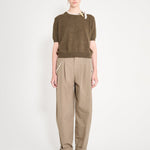 Nackiyé Crewneck Pearl Cashmere Short Sleeved Crewneck