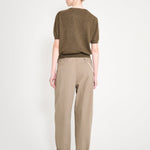 Nackiyé Crewneck Pearl Cashmere Short Sleeved Crewneck