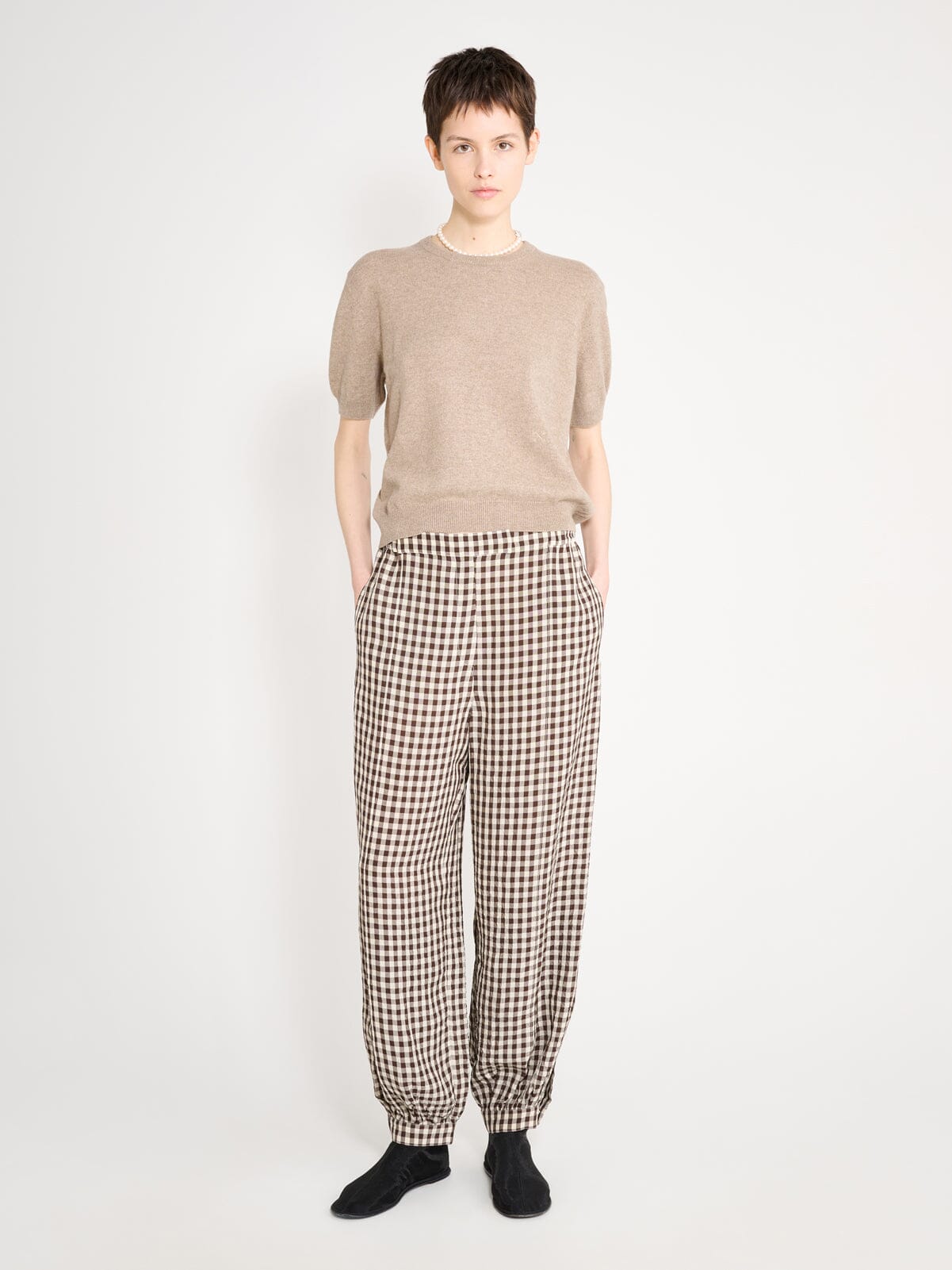 Nackiyé Bottoms Patmos Vichy Pants