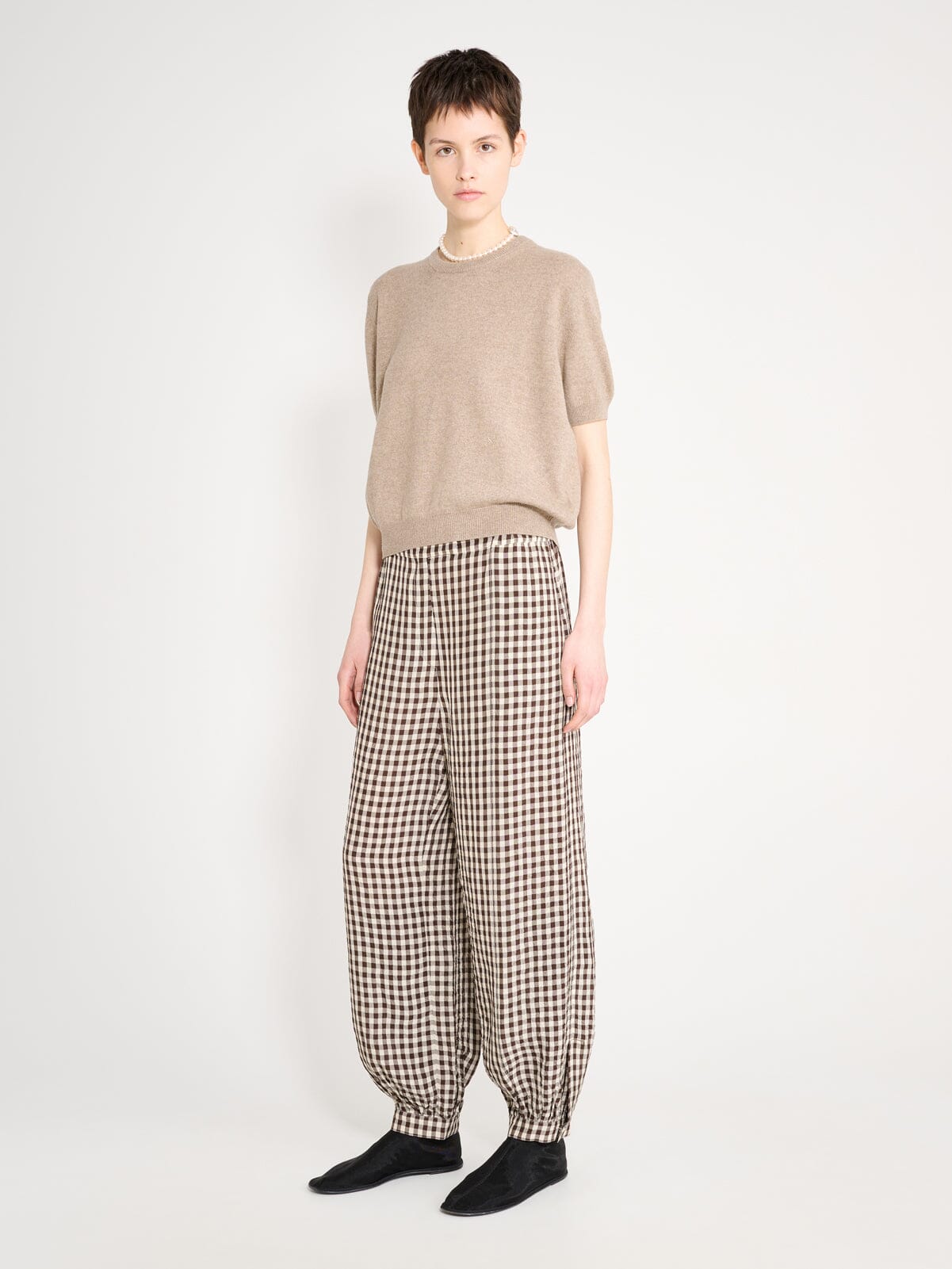 Nackiyé Bottoms Patmos Vichy Pants