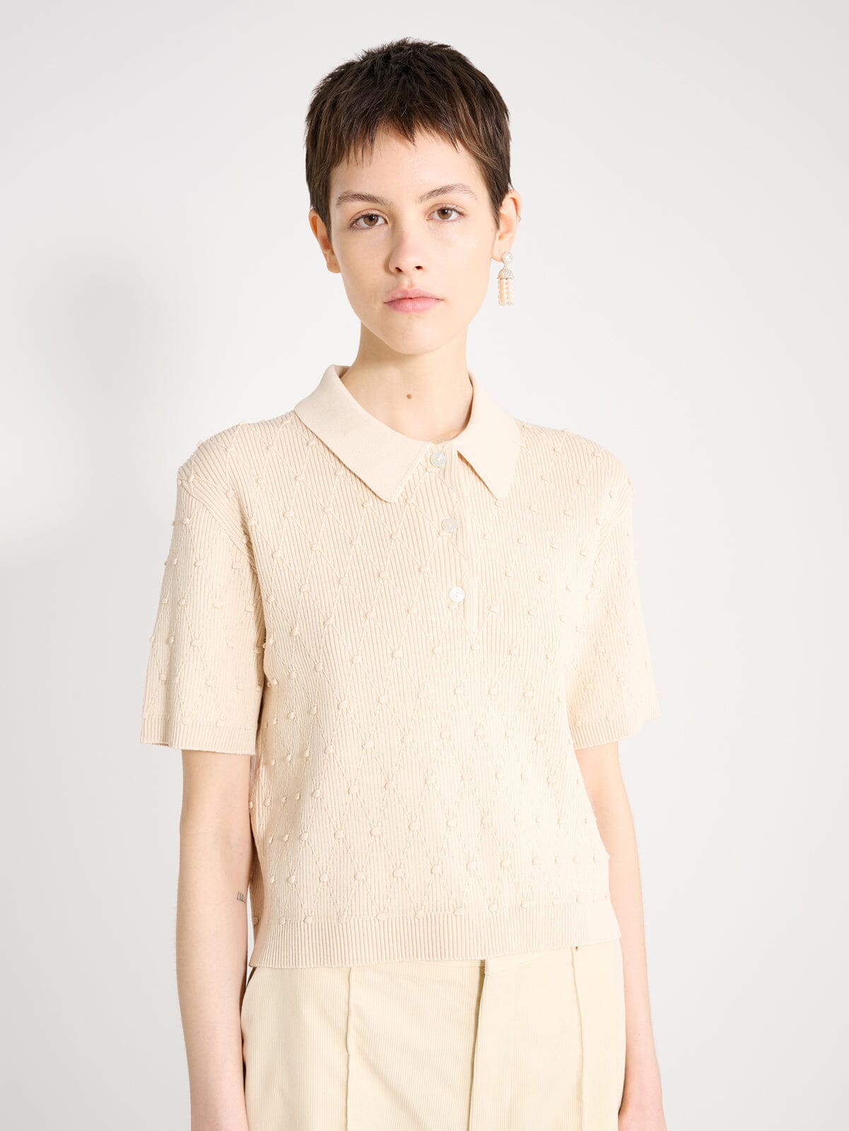 Nackiyé Tops Polo Swing Organic Cotton Knit