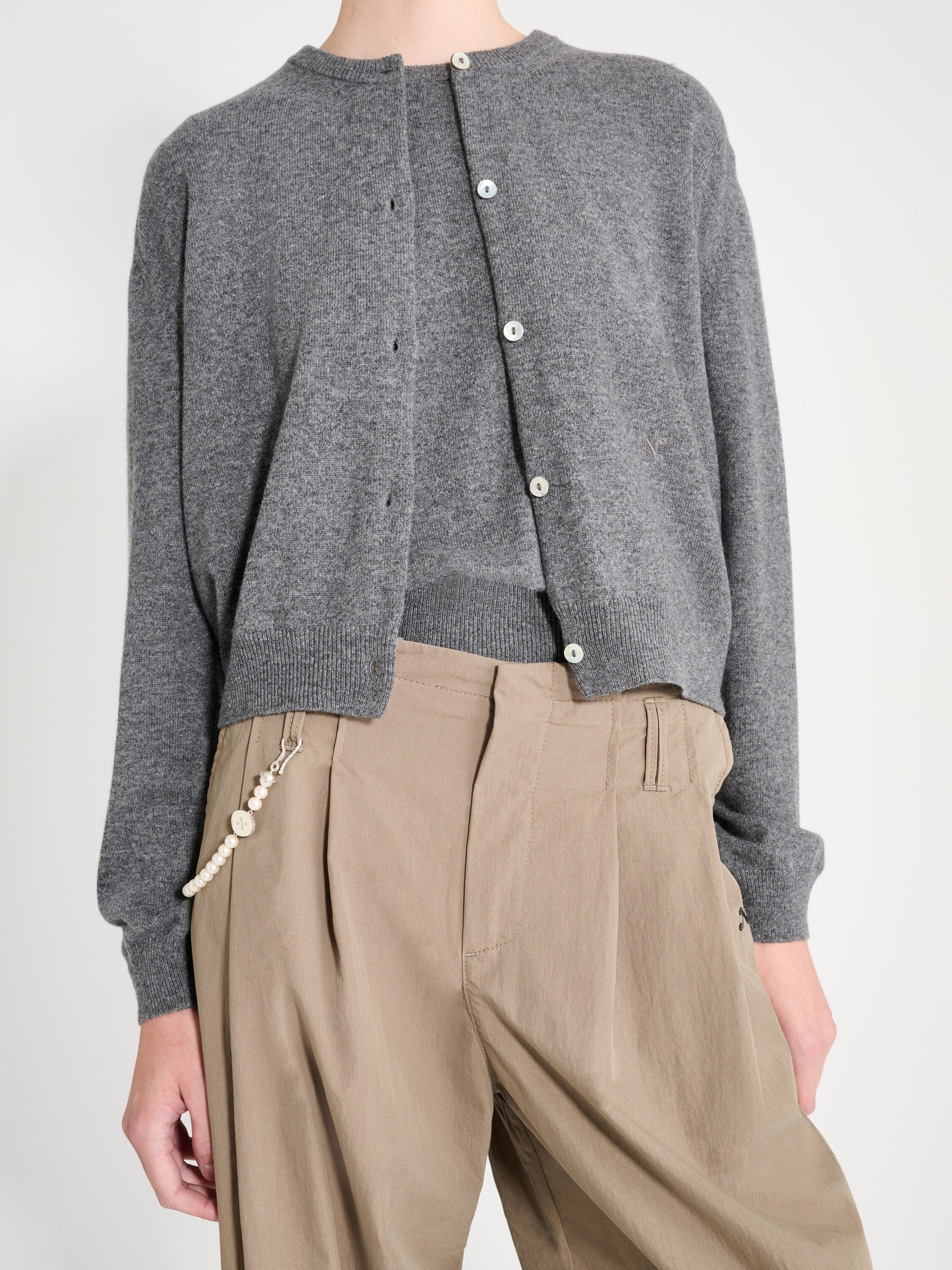 Nackiyé Cardigan Sea Shell Cashmere Cardigan