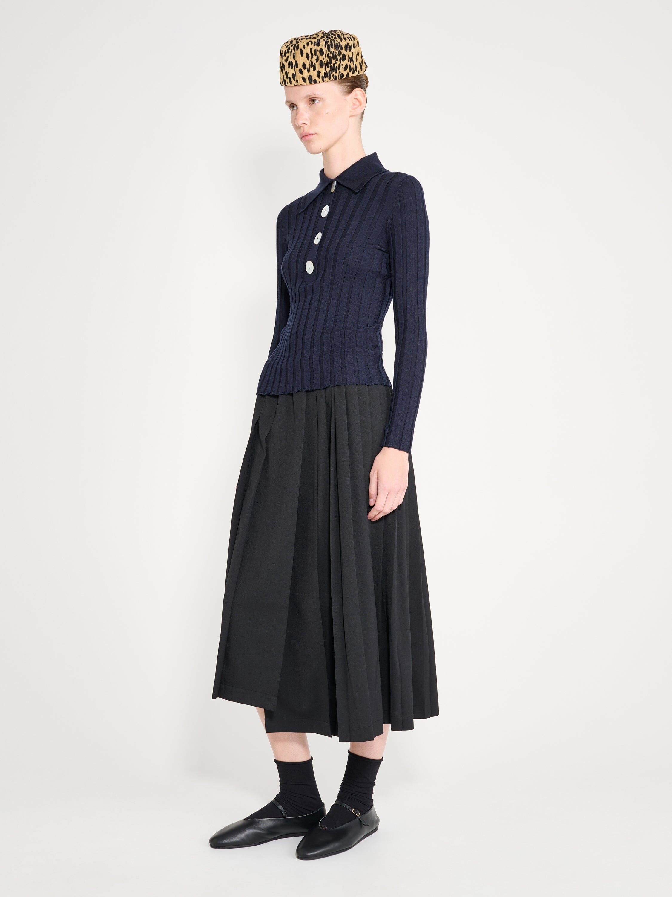 Nackiyé Polo Sugarman Long Sleeved Knit Polo