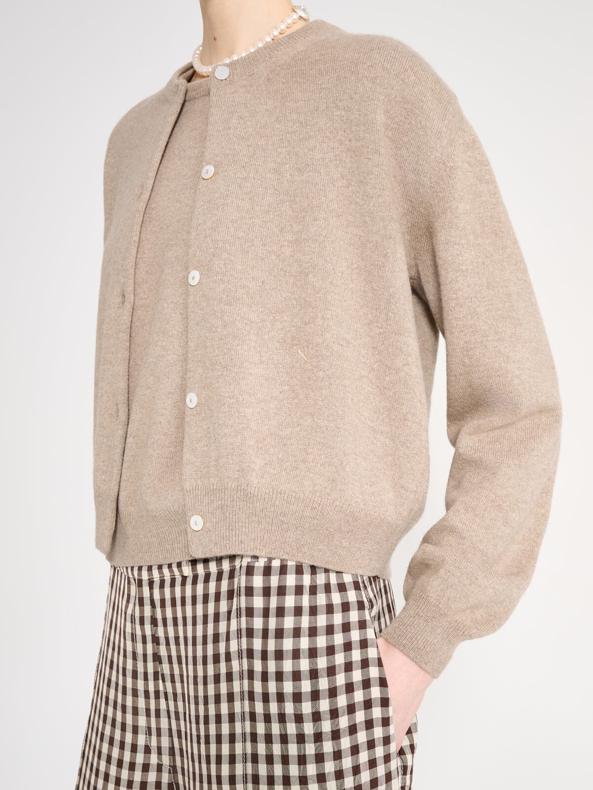 Nackiyé Knitwear Sea Shell Cashmere Cardigan