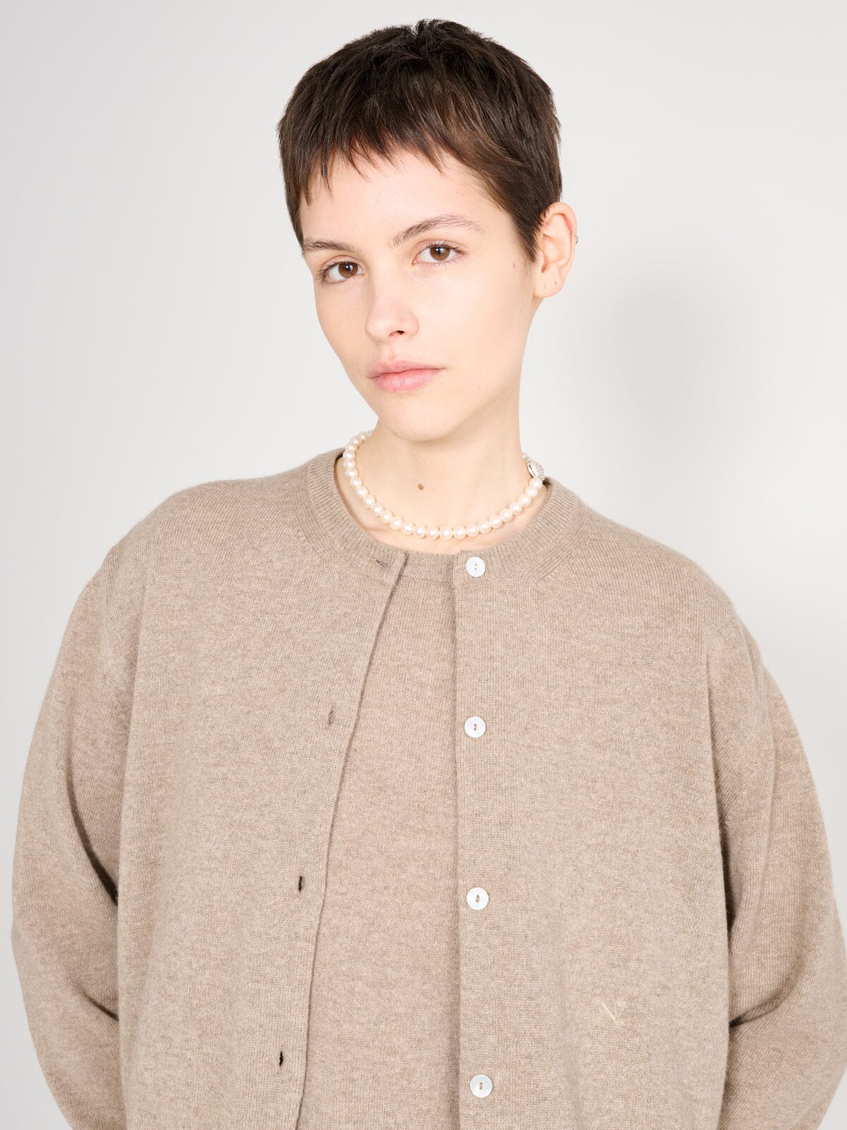Nackiyé Knitwear Sea Shell Cashmere Cardigan