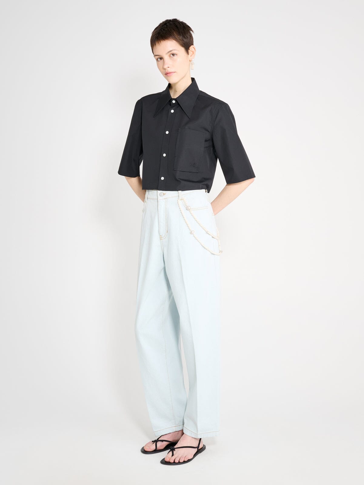 Nackiyé Tops Shortcut Shirt