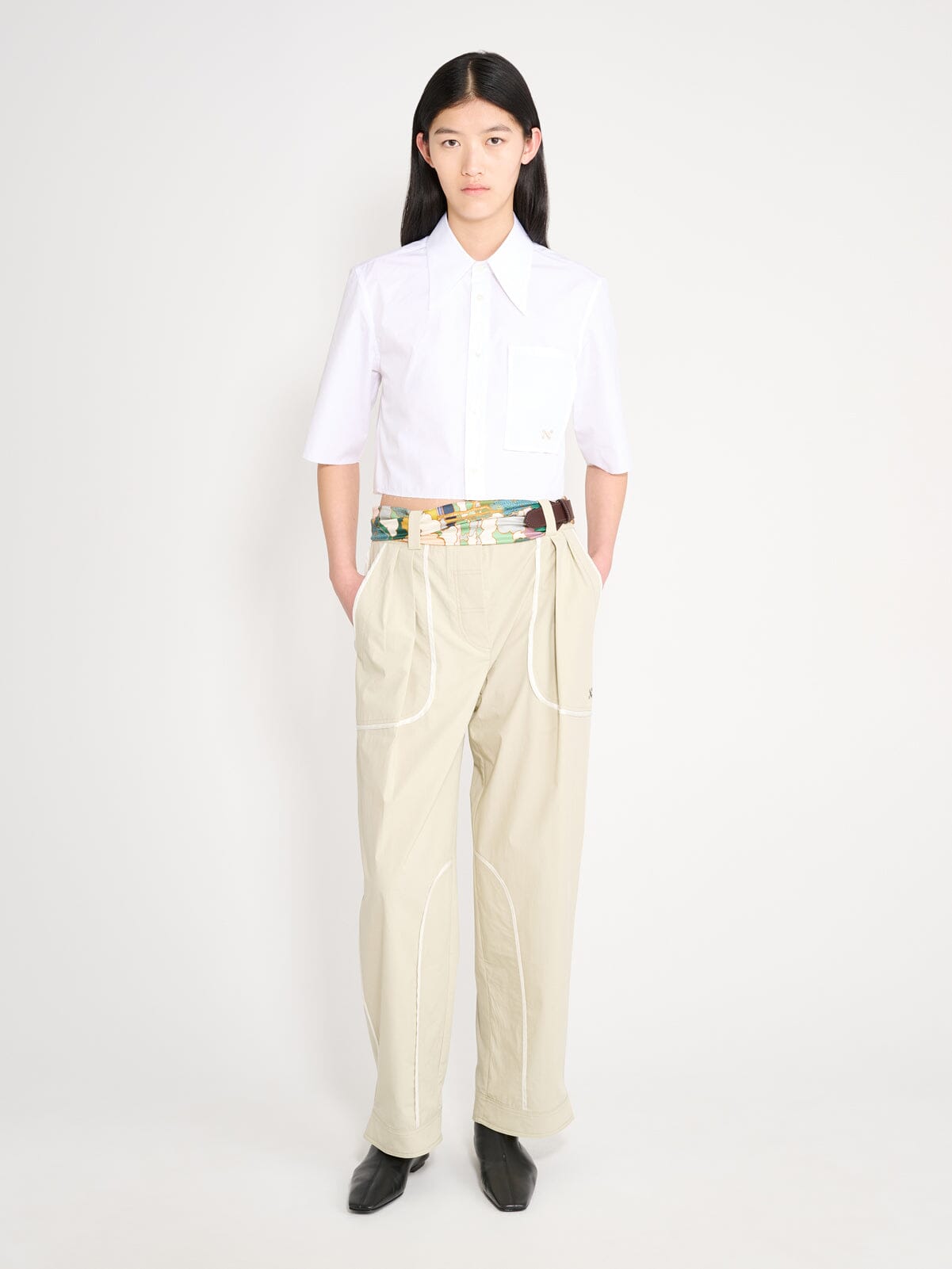 Nackiyé Tops Shortcut Shirt