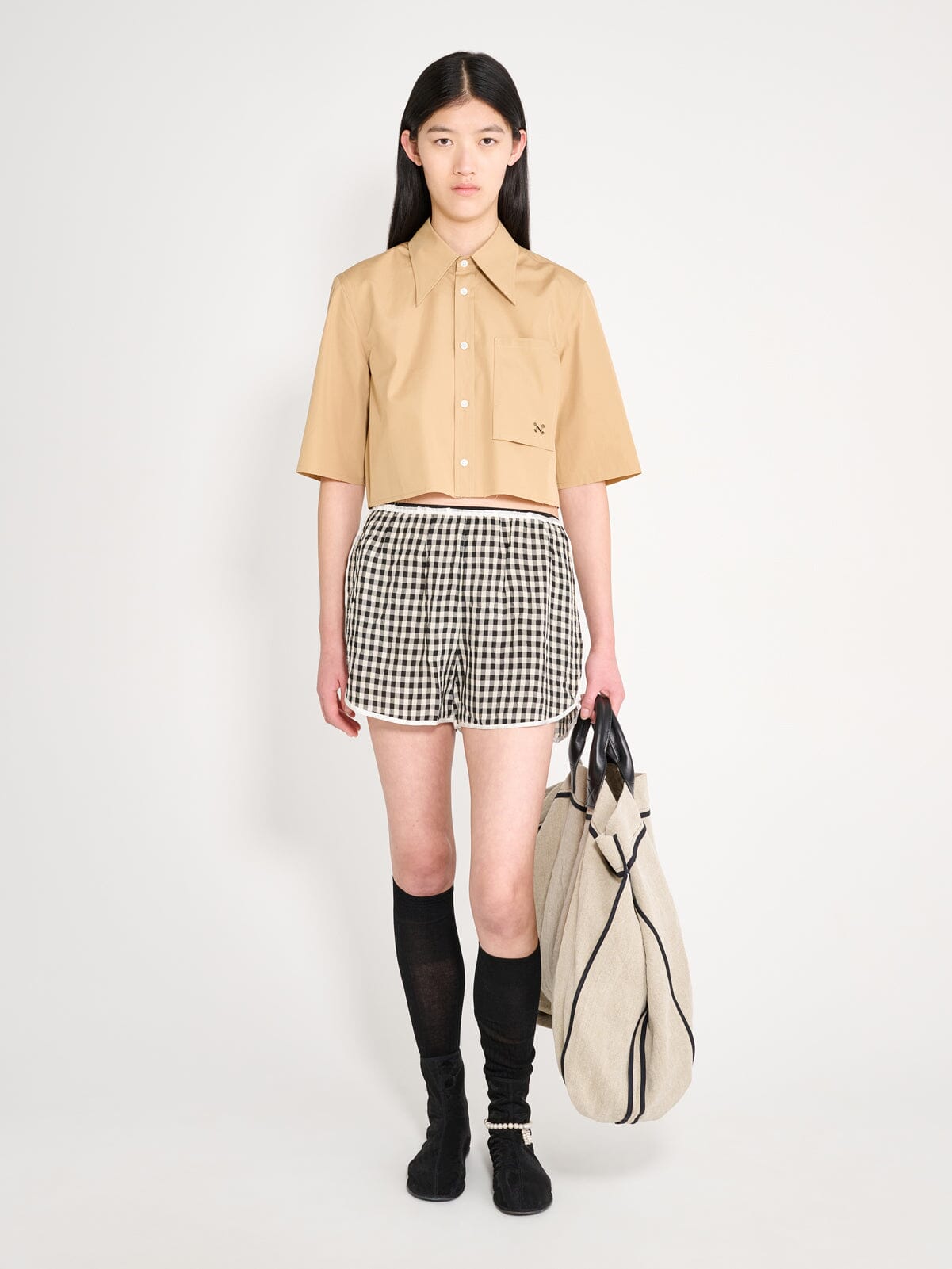 Nackiyé Tops Shortcut Shirt