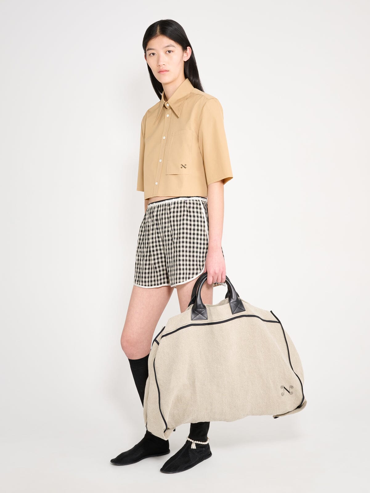 Nackiyé Tops Shortcut Shirt