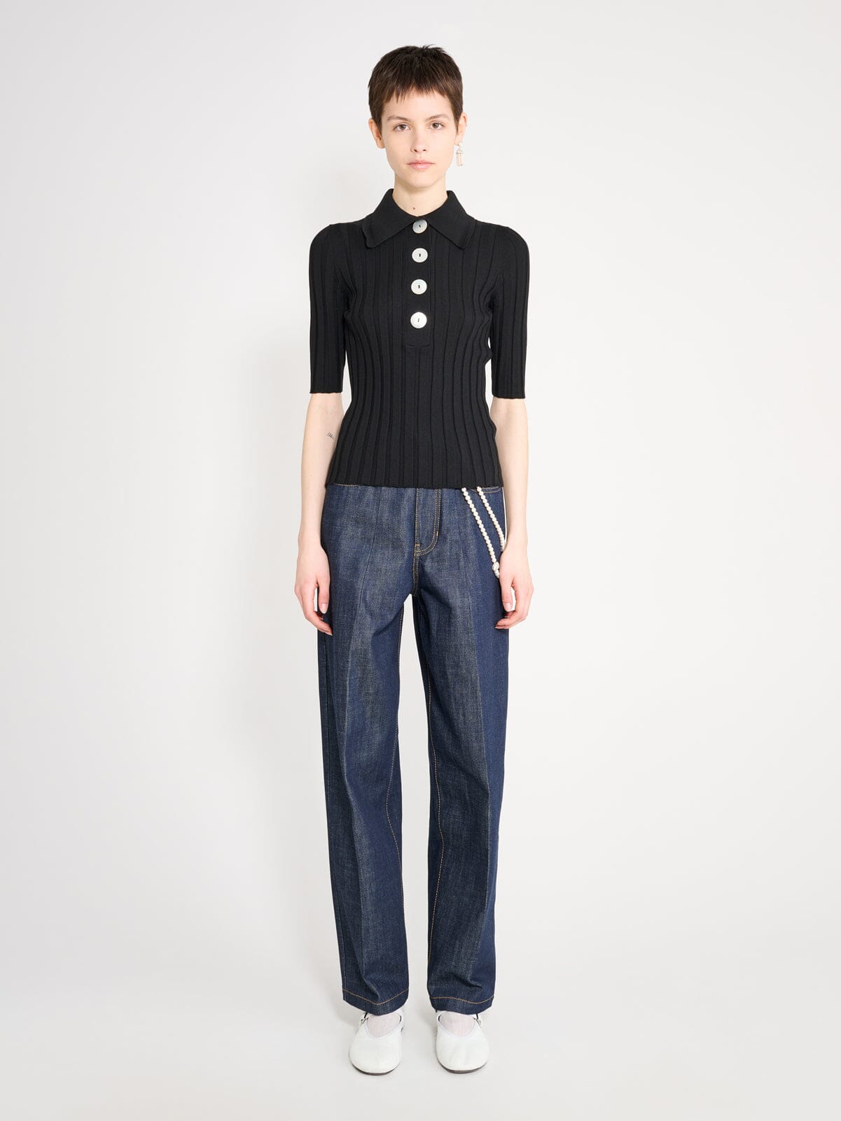 Nackiyé Sugarman Knit Polo