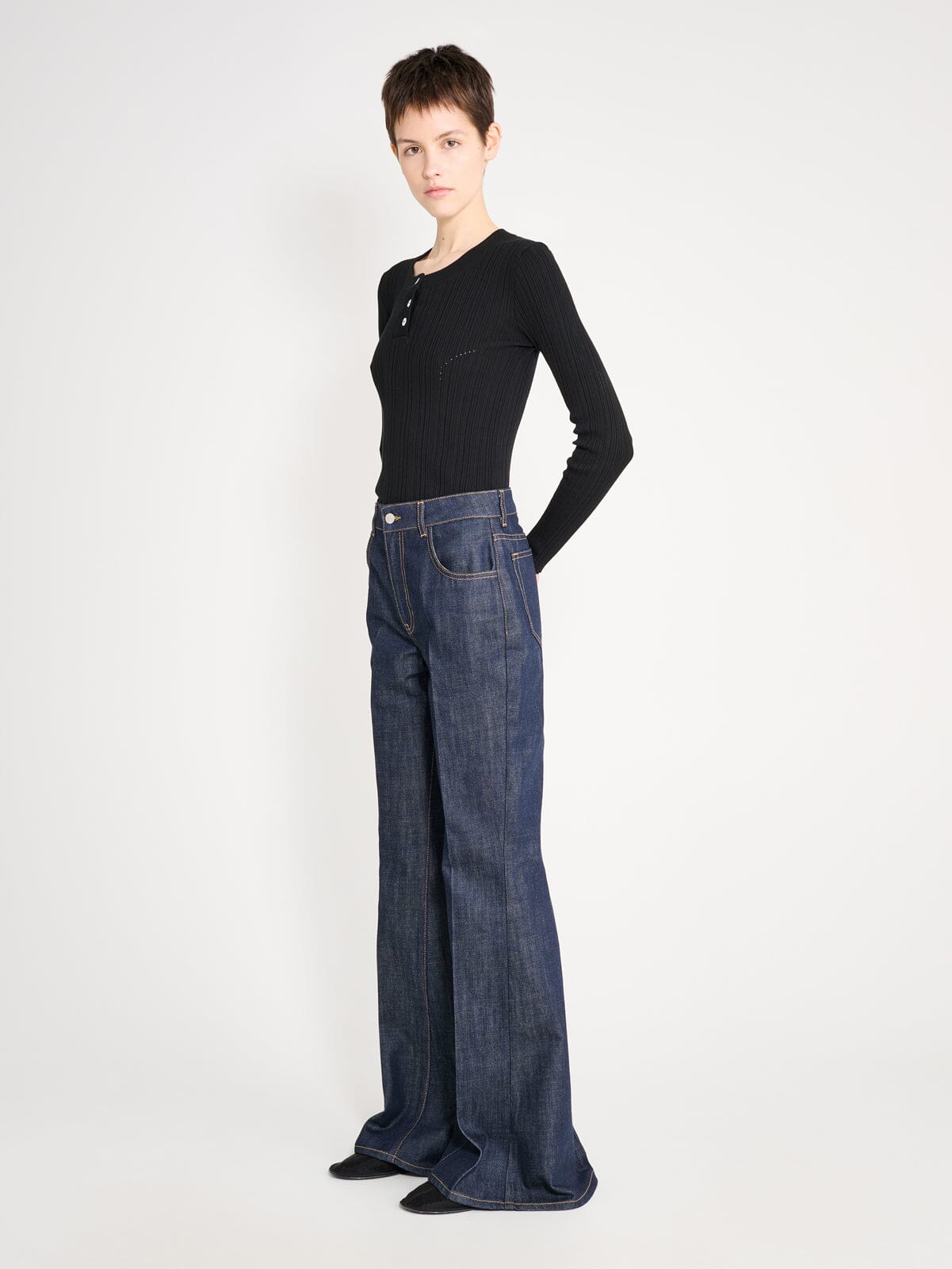 Nackiyé Bottoms Wild Side Jeans